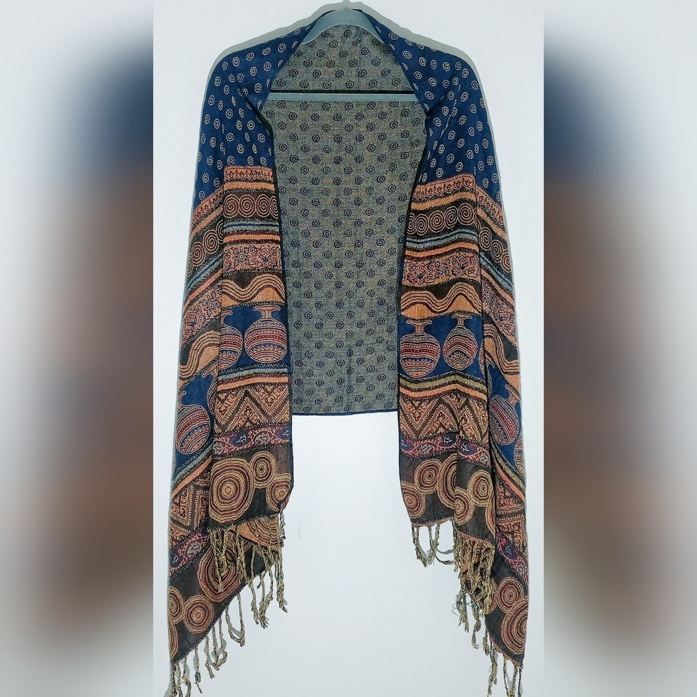 BOHEMIAN PATTERNED WOMEN'S SCARF